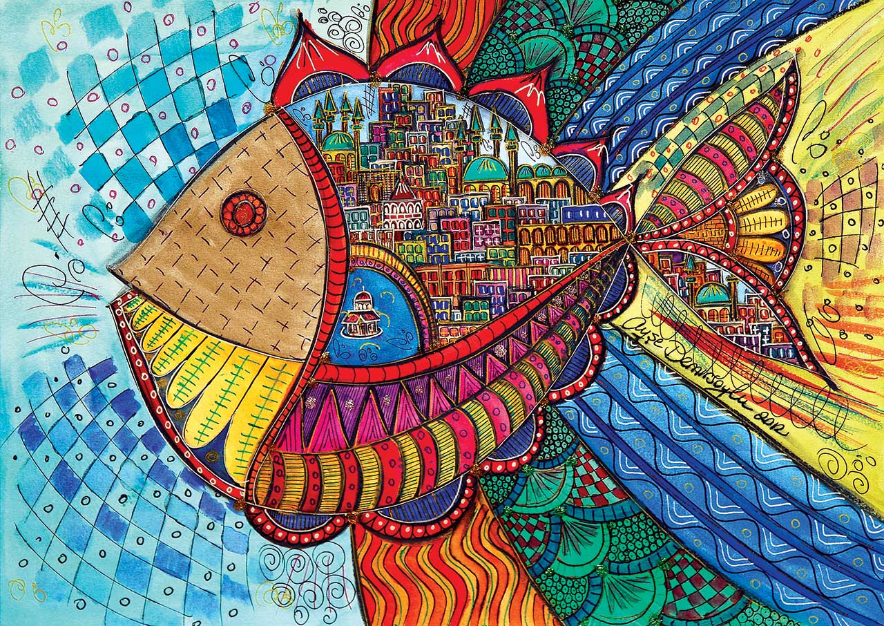 Puzzle Colorful fish