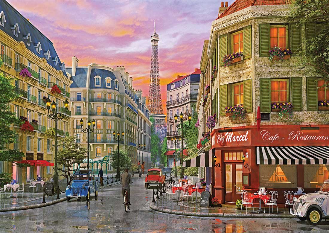 Puzzle Dominic Davison: Ulica v Paríži