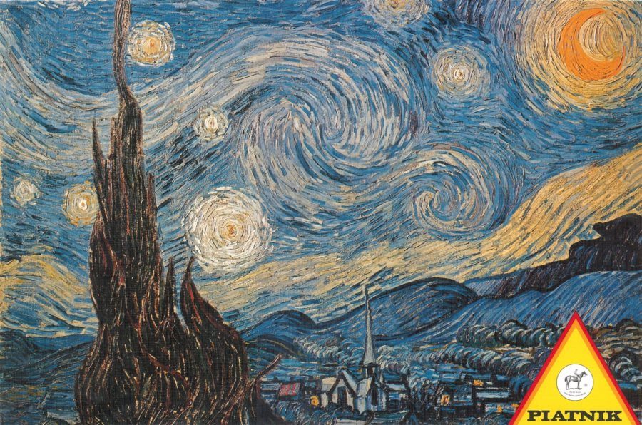 Puzzle Vincent Van Gogh: Hviezdna noc II II