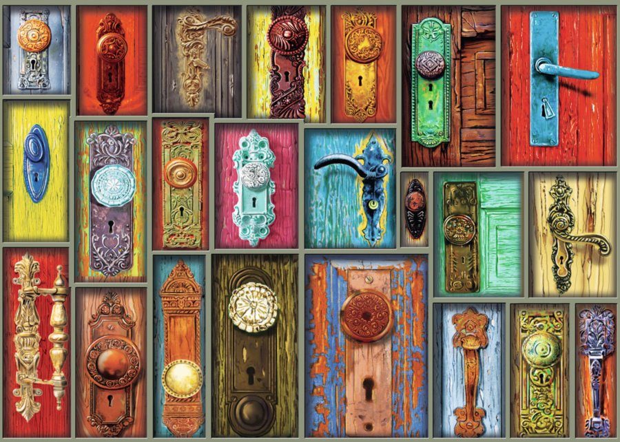 Puzzle Antieke deurknoppen