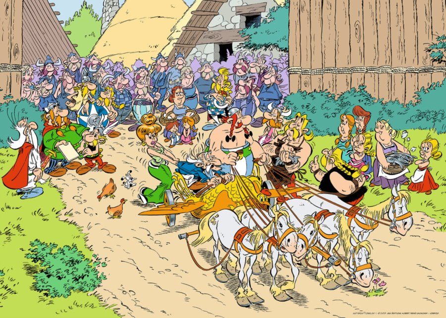 Puzzle Asterix e Obelix: Visitando a Itália
