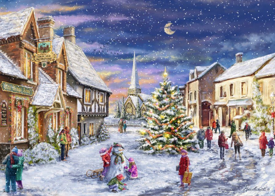 Puzzle Christmas Village