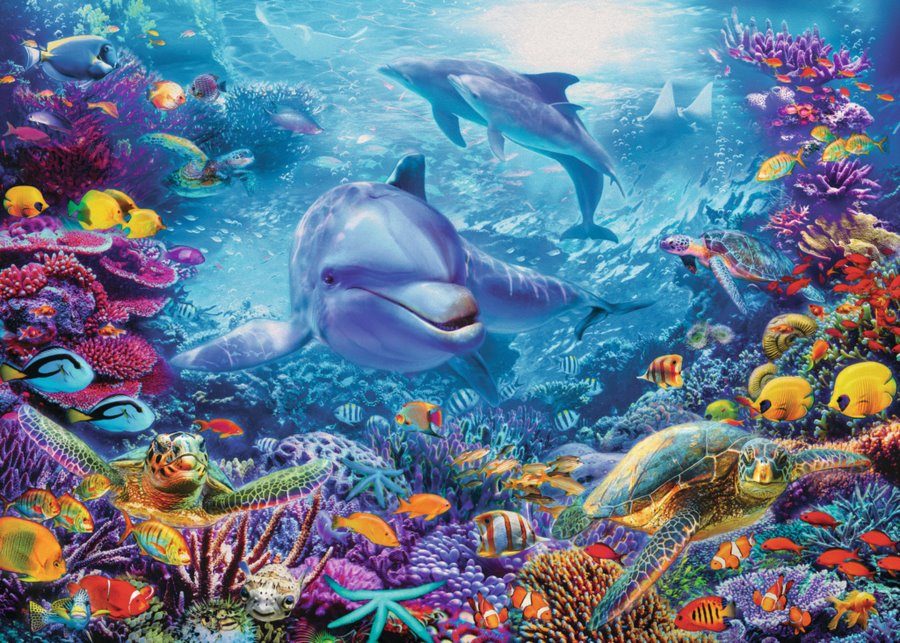 Puzzle Jan Patrik Krasny: Nádherný podmorský svet
