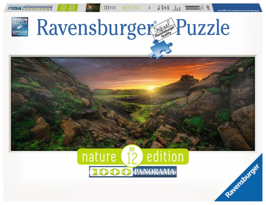 Puzzle Slnko nad Islandom