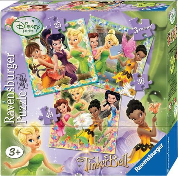 Puzzle 3in1 TinkerBell