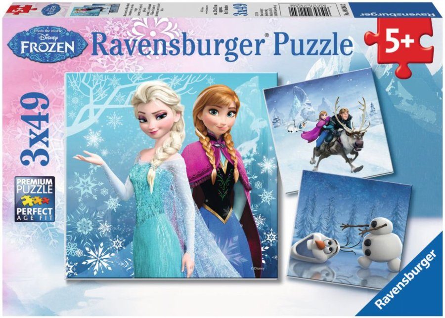 Puzzle Frozen: Aventures d'hiver