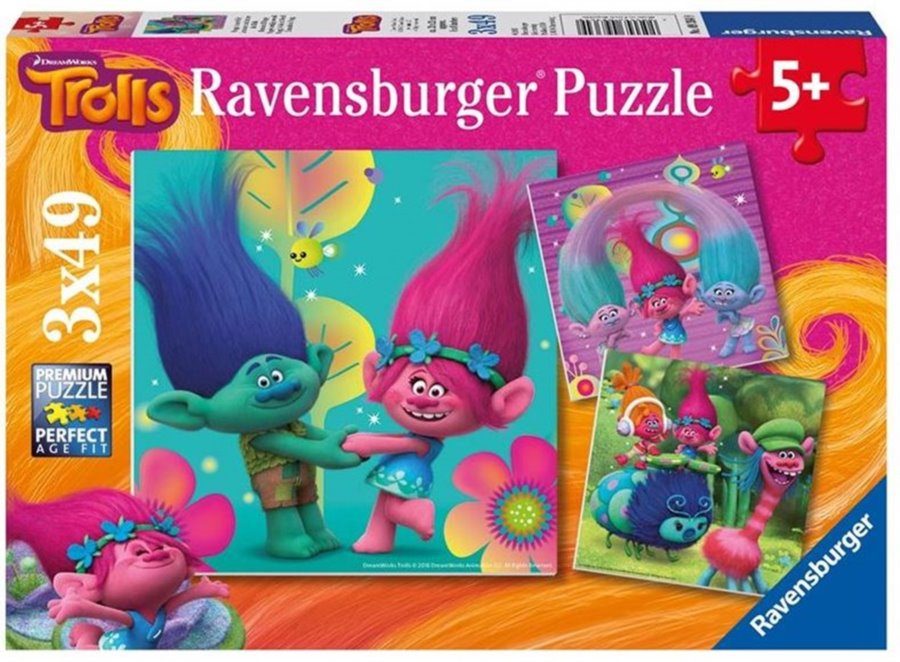 Ravensburger Trolls Puzzleball 54 pièces/7 cm diamètre ensembliste article 