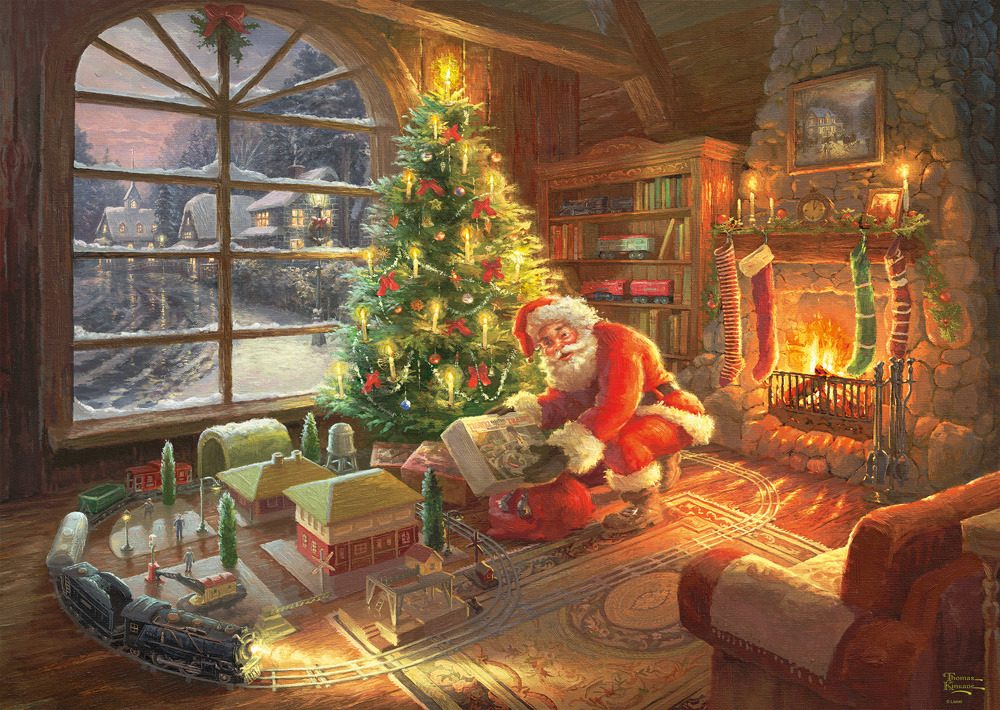 Puzzle Kinkade: Santa Claus