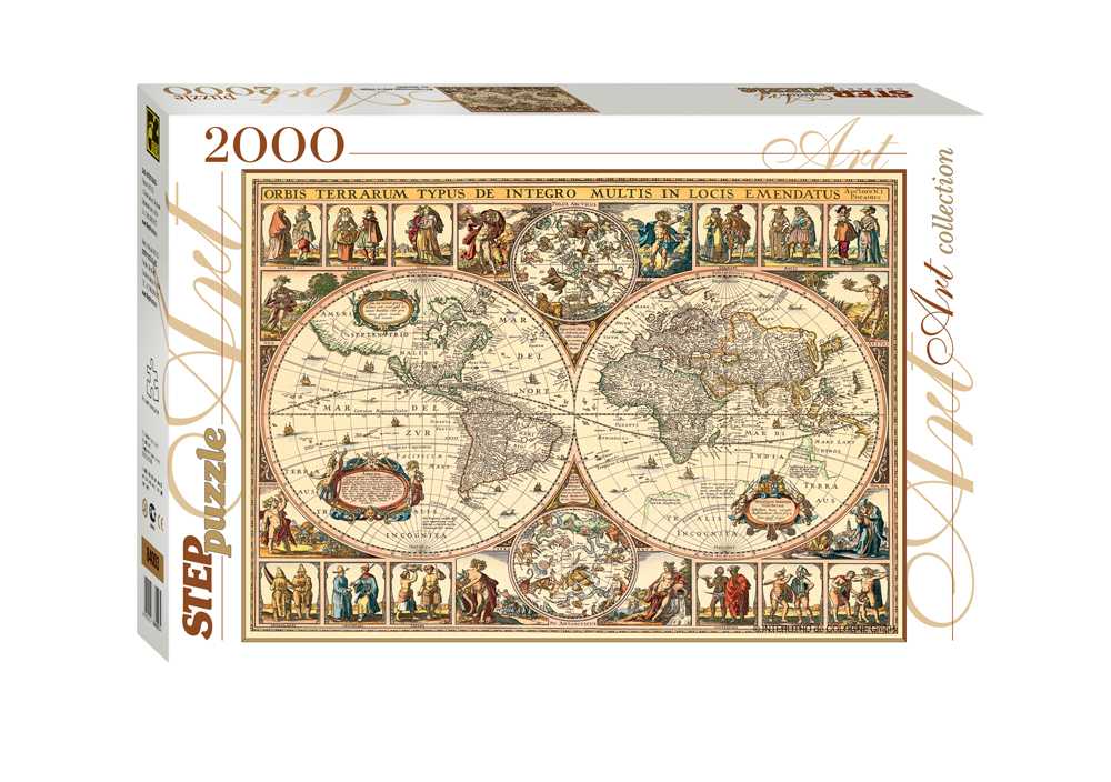Puzzle Antique world map