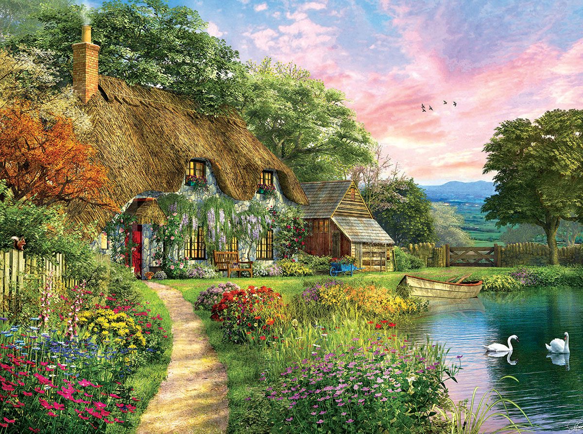 Puzzle Dominic Davison: Sunset Country Cottage