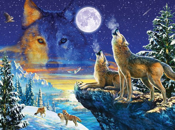 Puzzle Howling Wolves II