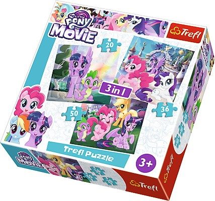 Puzzle 3v1 My Little Pony