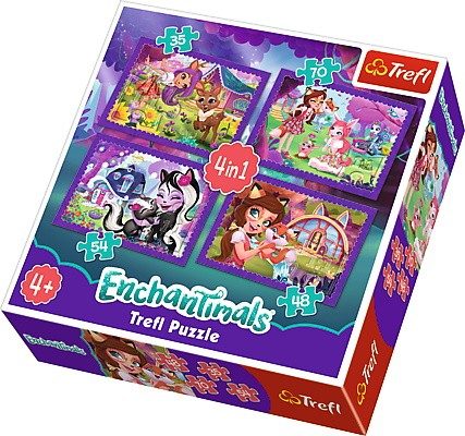Puzzle 4in1 Fun with friends Enchantimals