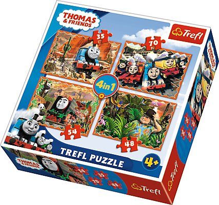 Puzzle 4v1 Mašinka Tomáš II