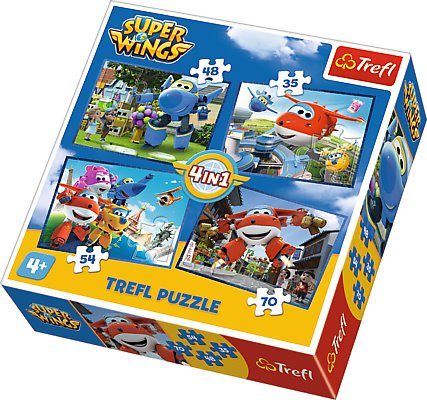Puzzle 4in1 Super Wings: Awesome Team