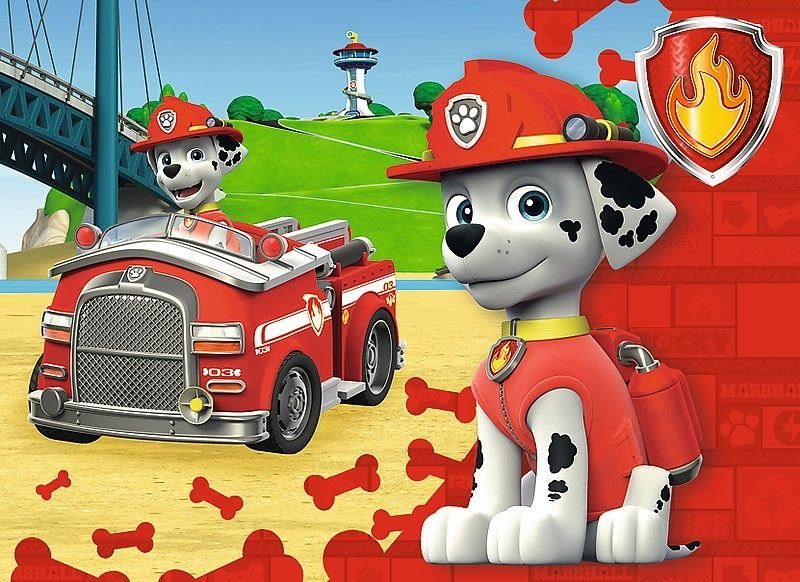 Puzzle Paw Patrol: Firefighter Marshall 20 dials