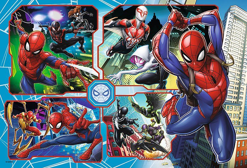 Puzzle Spiderman: Man to the Rescue