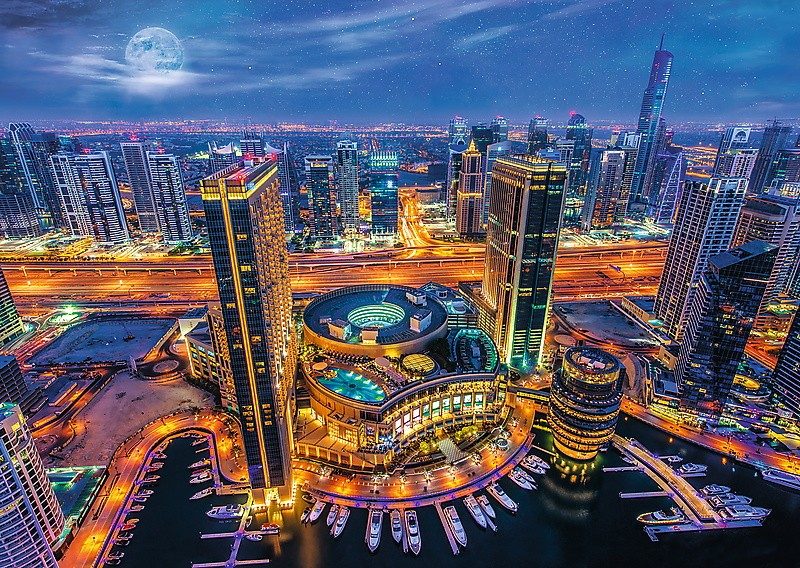 Puzzle Luči Dubaja