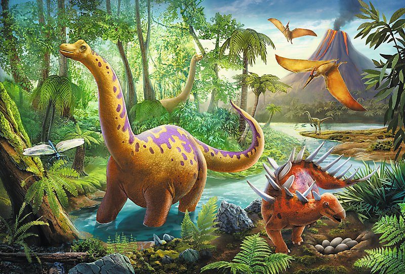 Puzzle Migrace dinosaurů