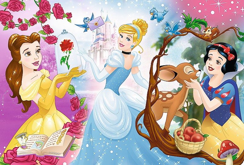 Puzzle Disney princezny: Pozvání na bál