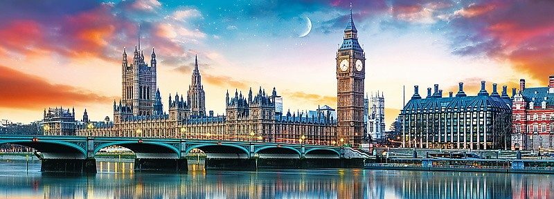 Puzzle Big Ben ja Westminsterin palatsi