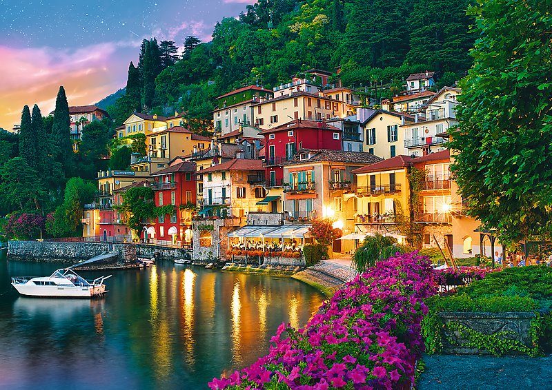 Puzzle Jezero Como, Itálie