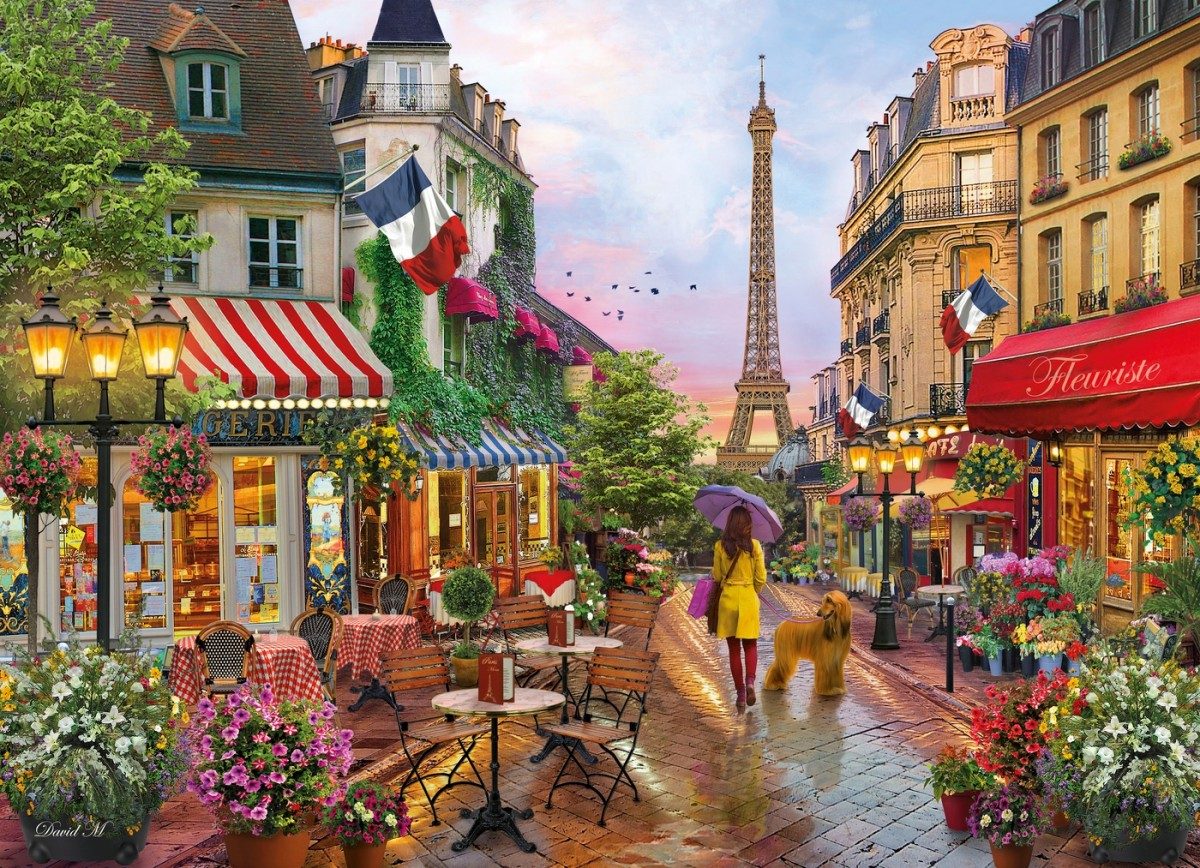 Puzzle Flowers in Paris
