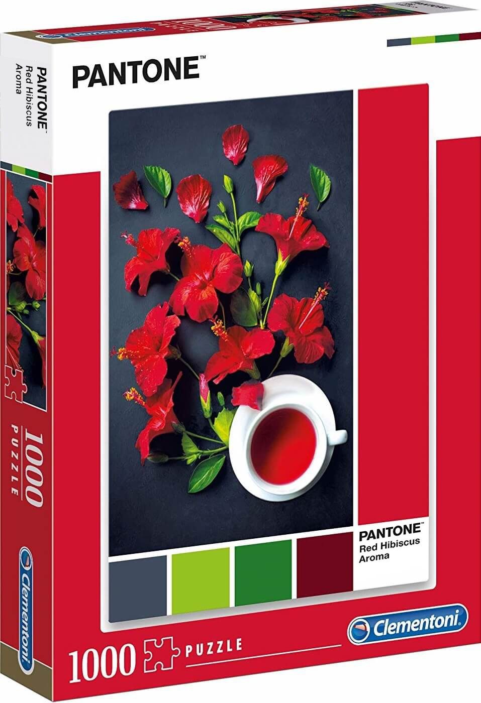 Gasto superficie Engreído Puzzle Pantone: Aroma de hibisco rojo, 1 000 piezas | PuzzleMania.es