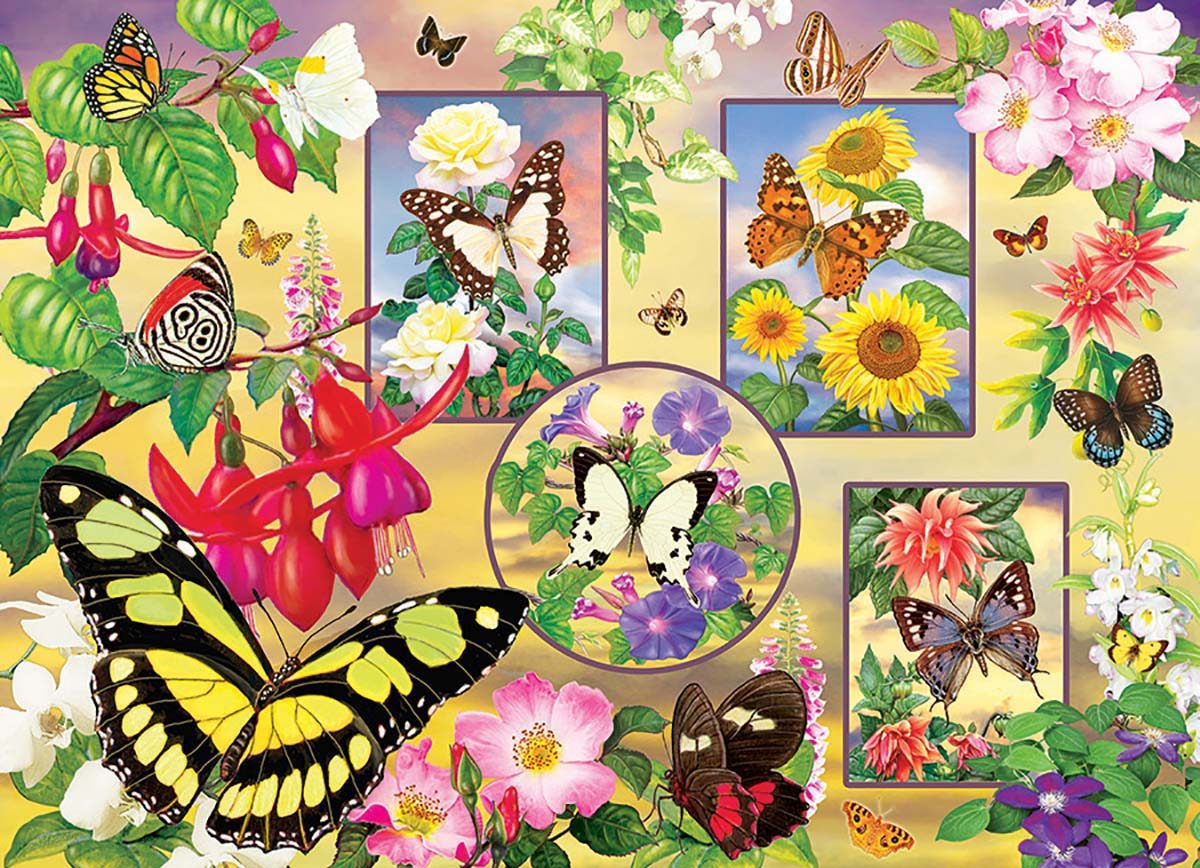 Puzzle Kúzlo motýľov
