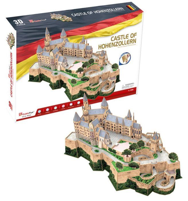 Puzzle Hohenzollern-kastély 3D