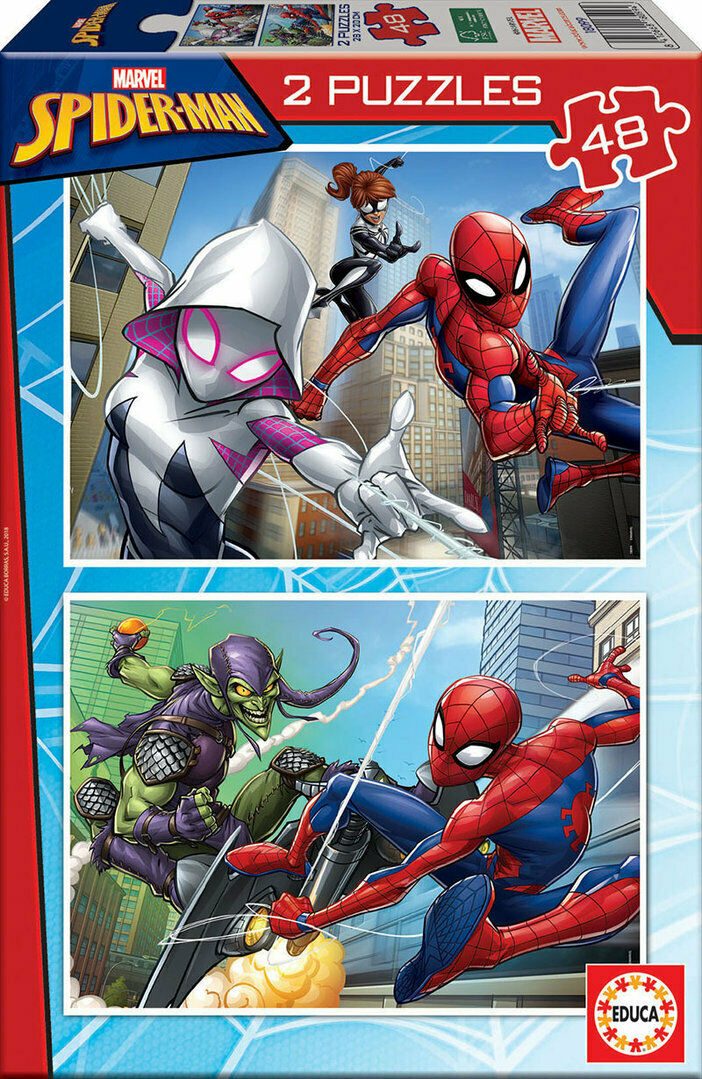 Puzzle 2x48 Spiderman