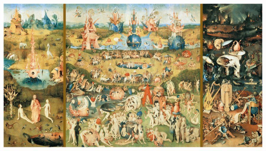 Puzzle Hieronymus Bosch: Zahrada pozemských rozkoší