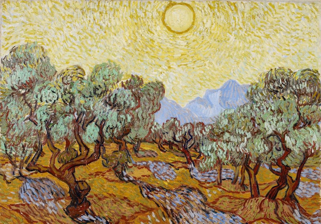 Puzzle Vincent Gogh: măslini, 1889