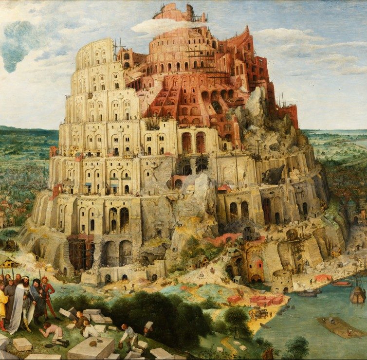 Puzzle Pieter Bruegel: Bábel tornya