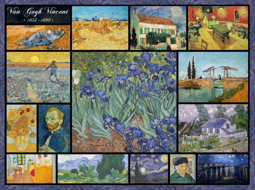 Puzzle Collage - Vincent Van Gogh
