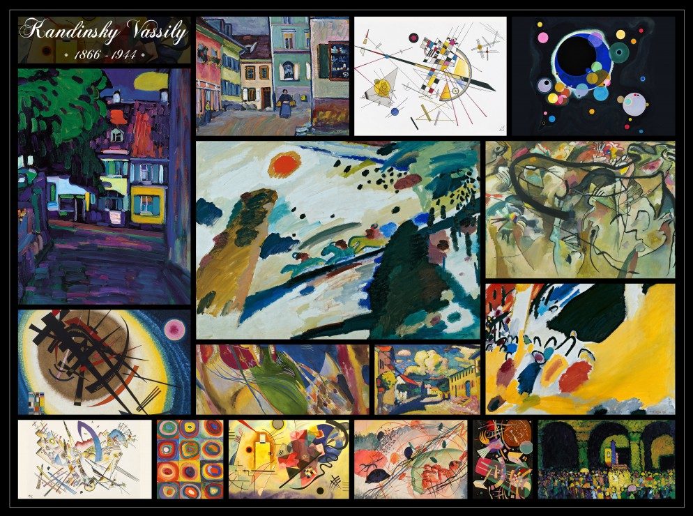 Puzzle Wassily Kandinsky: Koláž