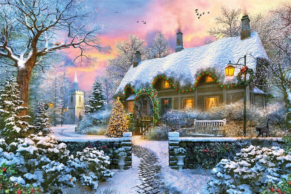 Puzzle Dominic Davison: Winter Cottage