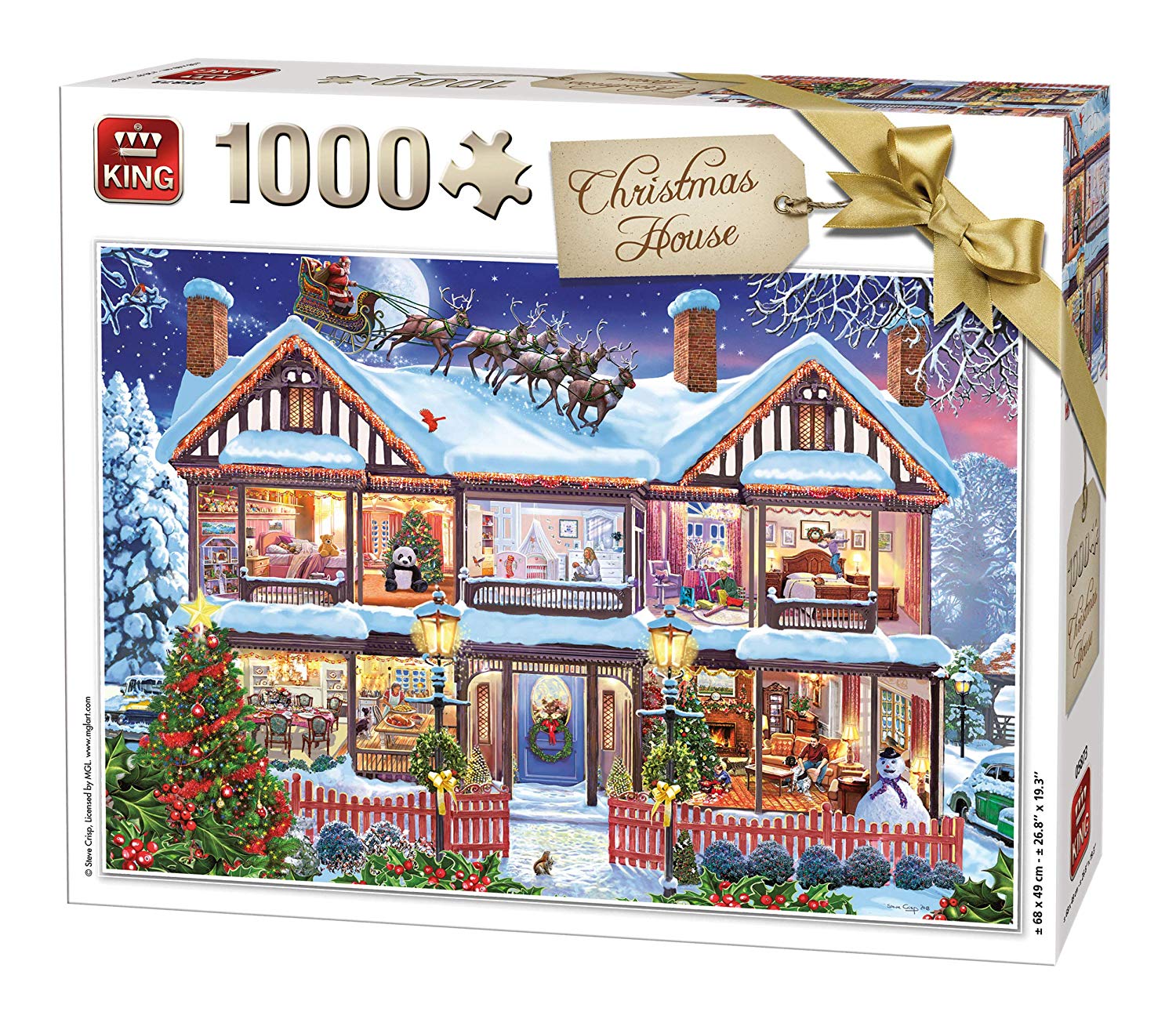 Puzzle Jouet Noël Maison en bois Holiday Village House Ralphies