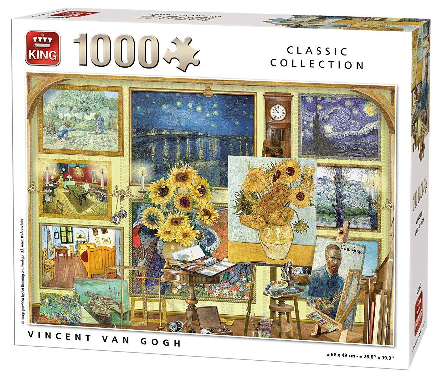 Puzzle Vincent van Gogh: pinturas de collage