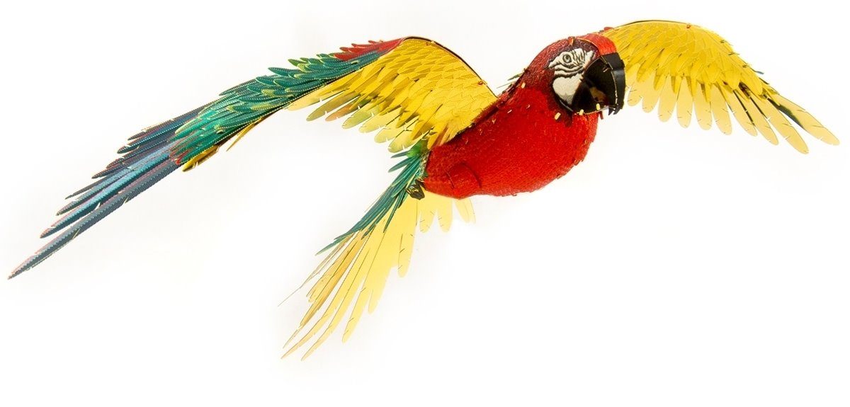 Puzzle Papagáj (ICONX) - Fém - 3D