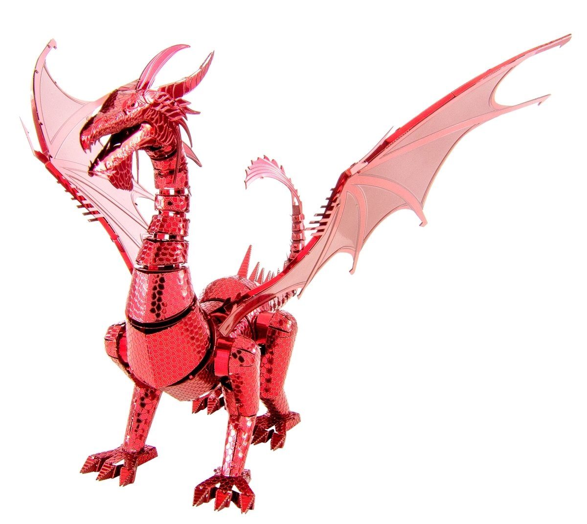 Puzzle Piros sárkány (ICONX)- Fém - 3D