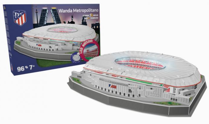 una vez Rechazado Simular Puzzle Model of Wanda Metropolitano - Atlético de Madrid, 100 brikker |  PuzzleMania.no