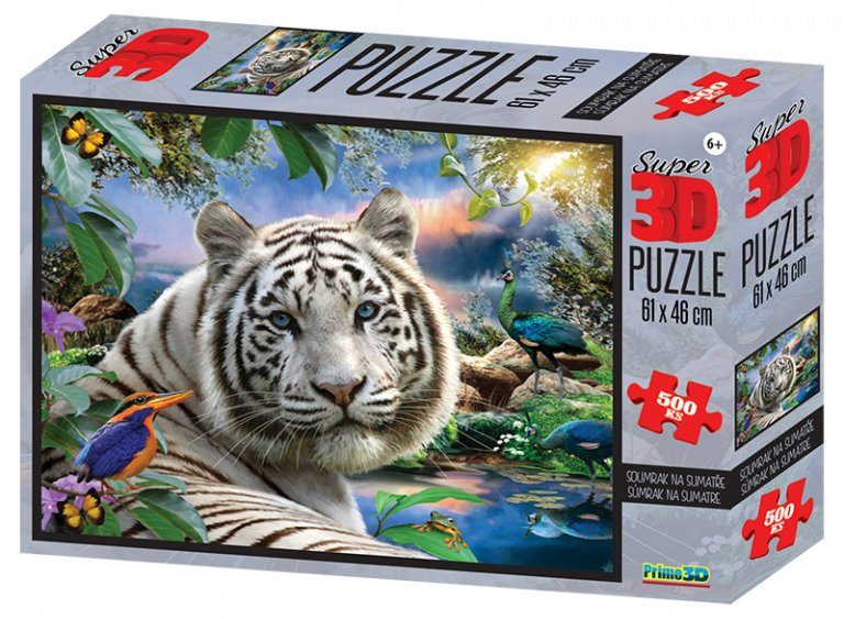 Educa 14808 Königstiger weiße Tiger 1000 Teile Puzzle 