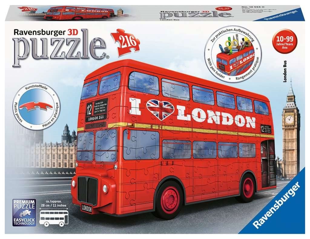 Puzzle 3D London Bus Doubledecker