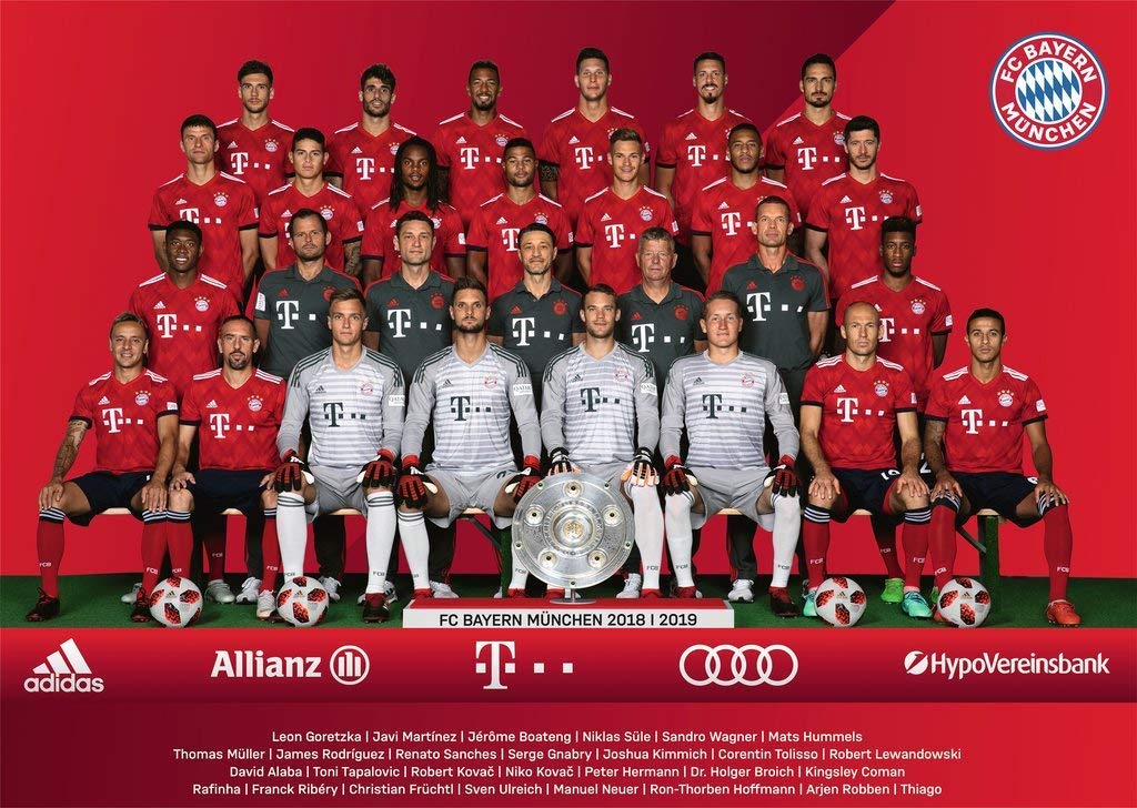 Puzzle FC Bayern seson 2018/19