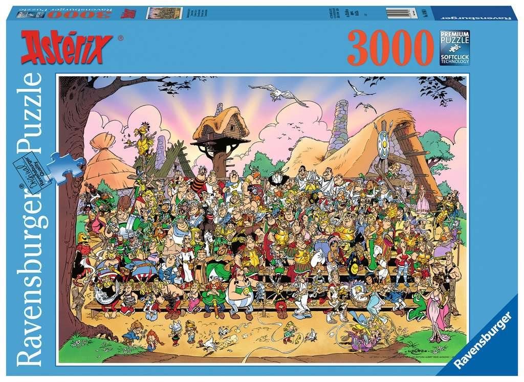 Puzzle Asterix a Obelix: Rodinná fotografia