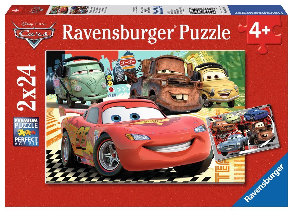 Puzzle 2x24 Cars: Trip to Europe