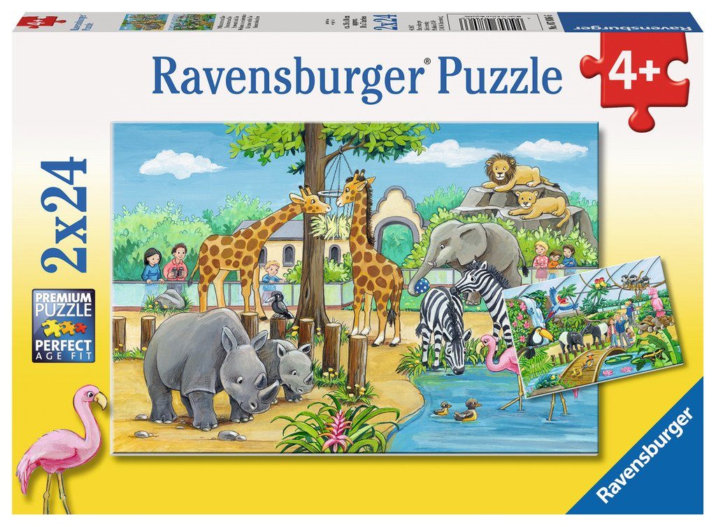 Puzzle 2x24 Bem-vindo ao zoológico