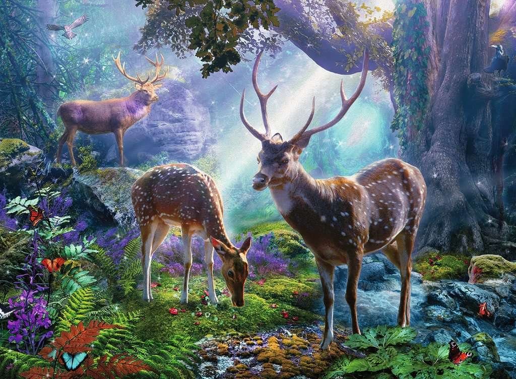 Puzzle Gorgeous: Deer in the Wild