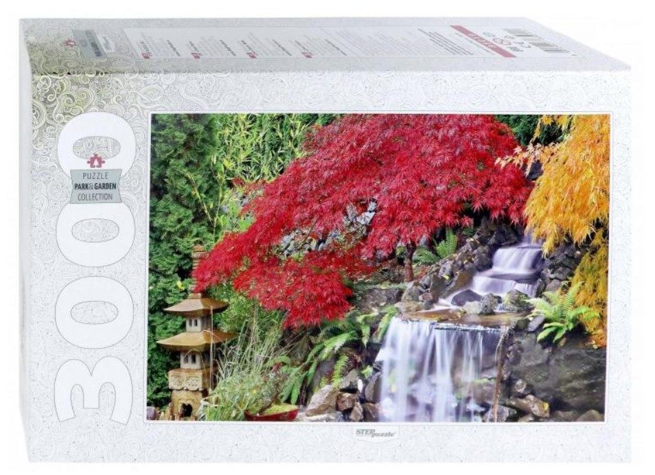 Puzzle Waterval in de Japanse tuin